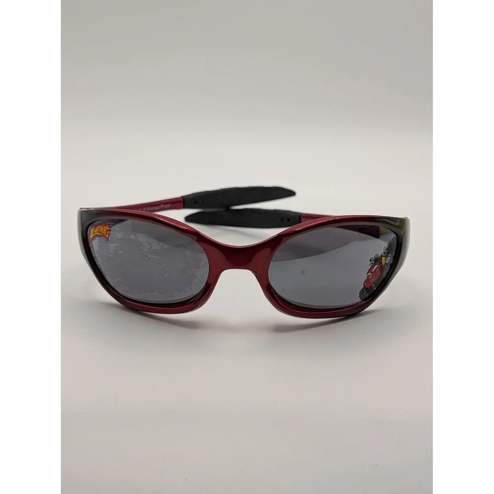 Disney Pixar Cars Lightning McQueen Kids Sunglasses Red Black FAC-033366-20357